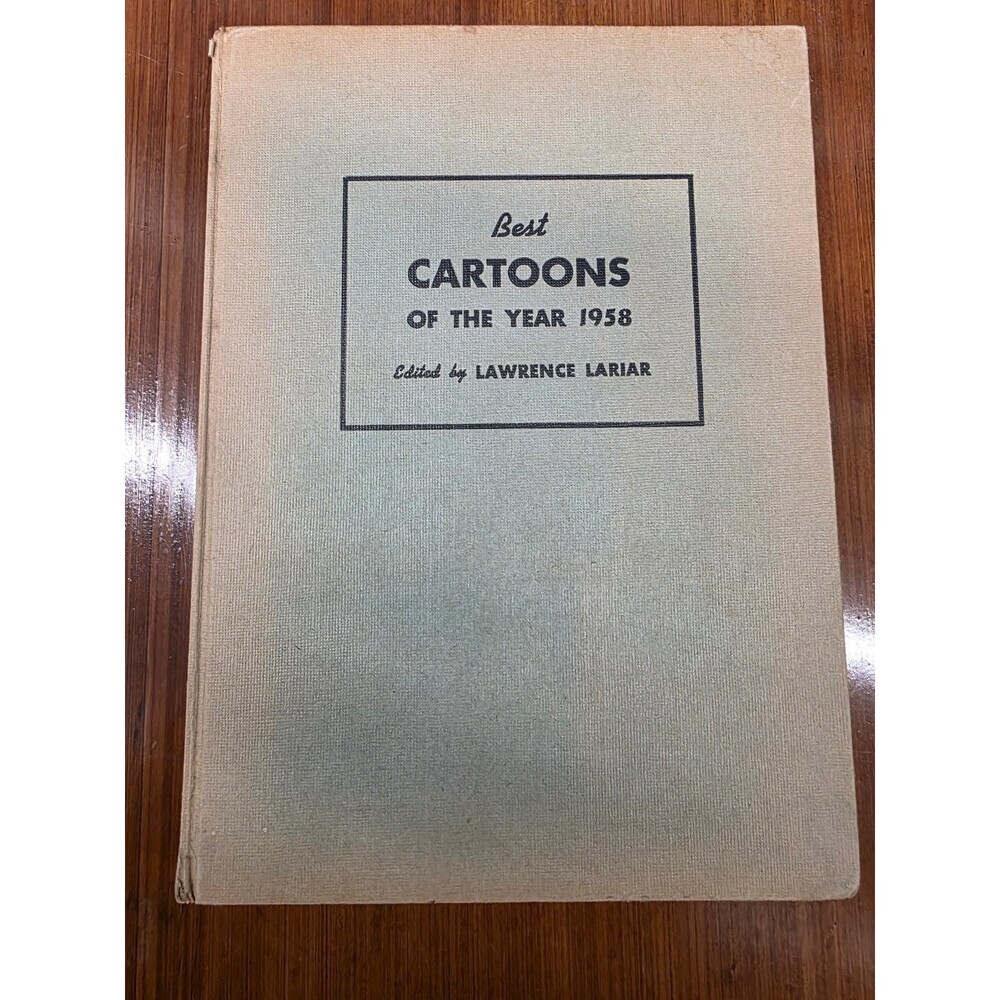 Best Cartoons of the Year 1958 Lawrence Lariar Humour Vintage Crown